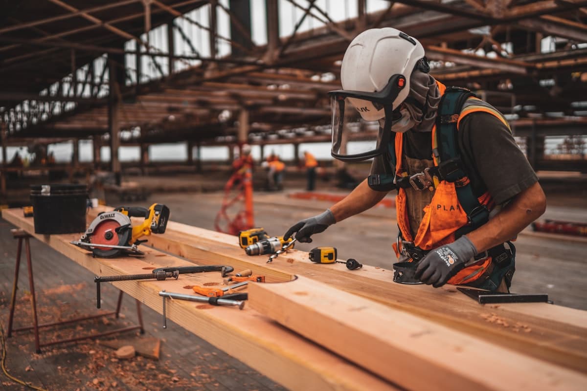 Chantier et matériel de construction